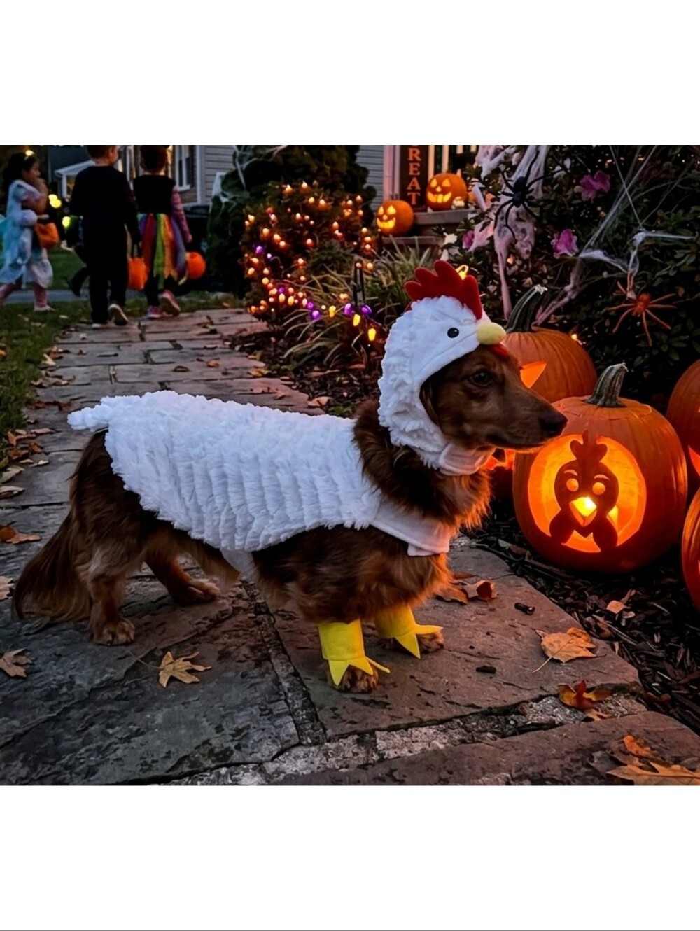 Chicken Costume For A Dog Size S